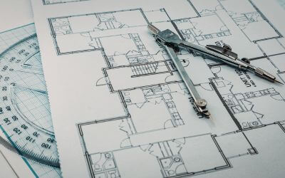 Grundriss einer Wohnung Architekturb&uuml;ro